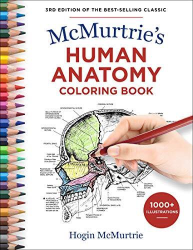 MCMURTRIES HUMAN ANATOMY COLORING BK