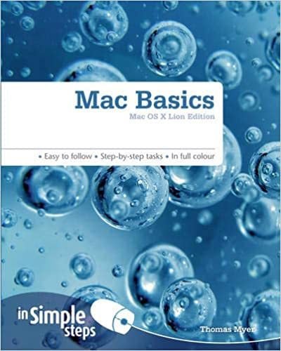 Tom Myer Mac Basics In Simple Steps - Paperback &ndash; 1 February 2011