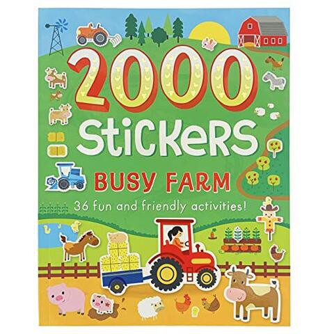 2000 STICKERS BUSY FARM ACTIVITY BK 36