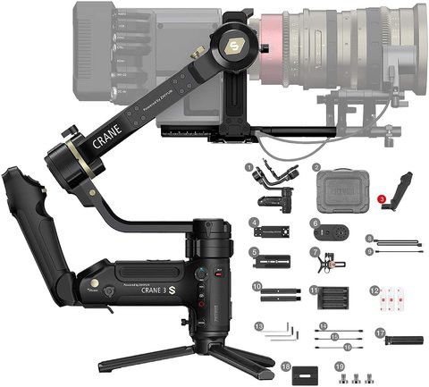 Zhiyun Crane-3S 3-Axis Smartsling Handheld Gimbal Stabilizer For DSLRs And Cine Cameras