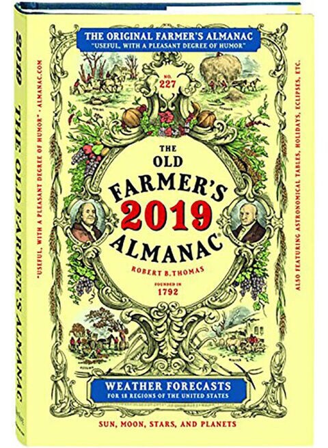 The Old Farmer&#39;s Almanac 2019 Hardcover