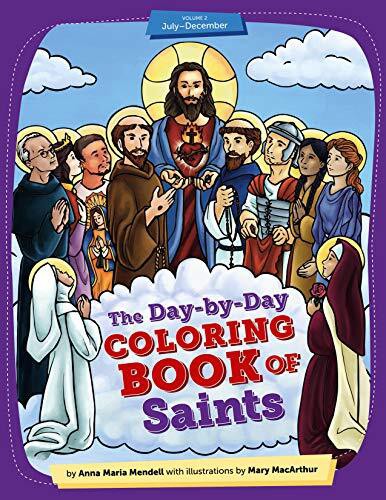 DAY BY DAY COLORING BK OF SAINTS