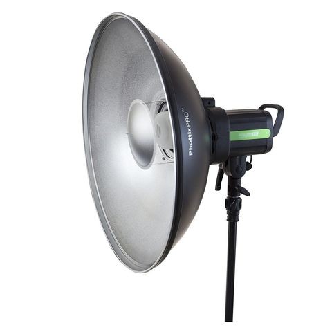 Phottix - Beauty Dish MK II with Bowens Speed Ring (51cm, 20&quot;, Silver)