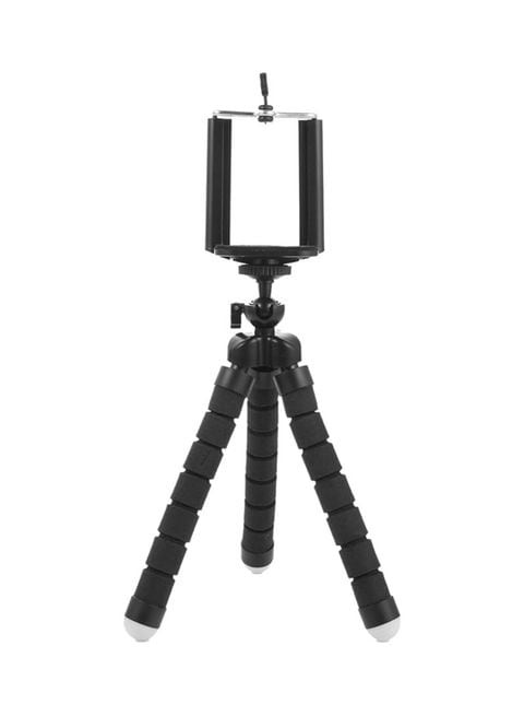 Generic - Tripod Portable And Adjustable Holder Stand Black