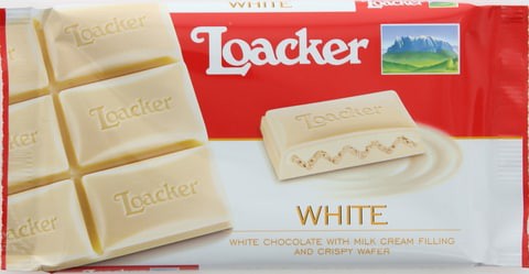 Loacker White Cream Chocolate Bar 87g