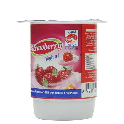 Al Ain Strawberry yogurt 125g