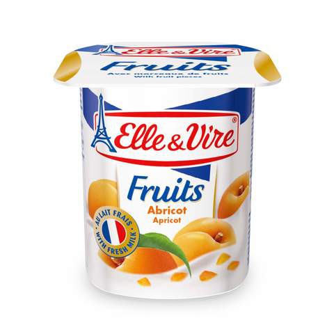 Elle &amp; Vire Fruits Apricot 125g