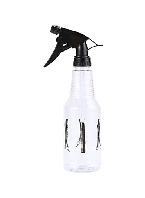 Generic Plastic Mist Sprayer Salon Bottle Clear/Black 600ml