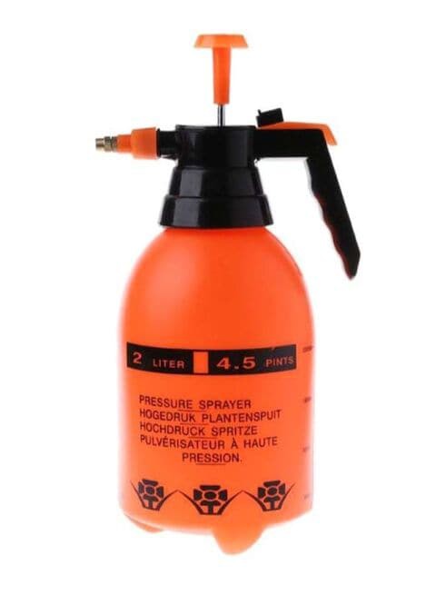 Generic Pressure Spray Bottle Orange/Black 2L