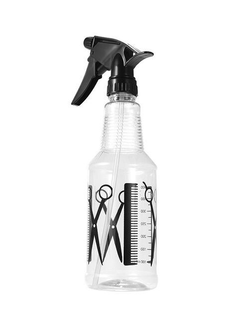 Generic Hairdressing Water Spray Bottle Clear/Black 26x7x9.50centimeter