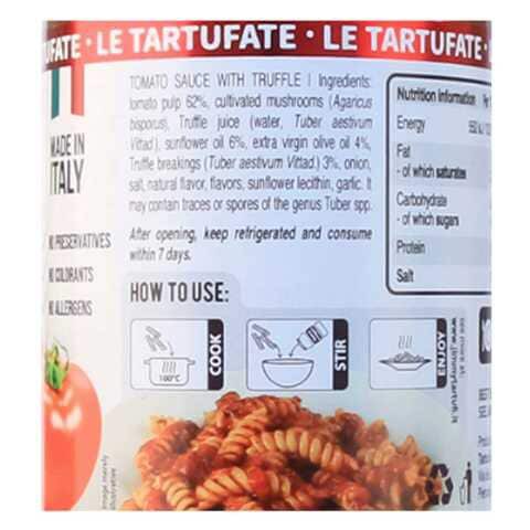 Tartufi Jimmy Truffle And Tomato Pasta Sauce 180g