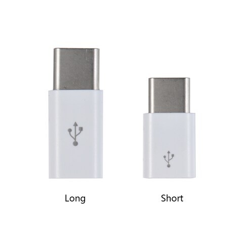 KKmoon - الروبوت مايكرو USB أنثى إلى نوع C-USB-C ذكر مزامنة البيانات محول محول شحن شاومى كابل بيانات HuSamsung