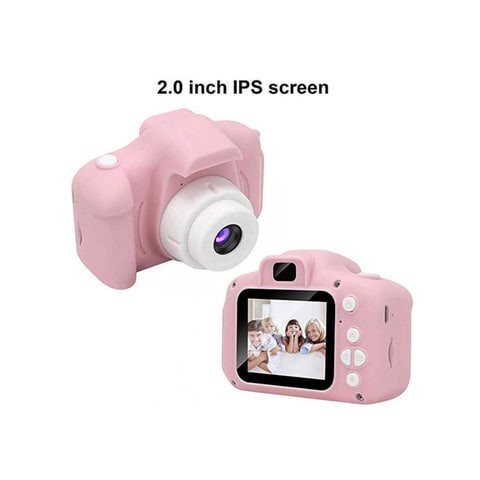 ALISSA-Kids Digital Video Camera Toys, for Age 3 - 12 Year Old Girls, Shockproof Children Cameras Gift Mini Child Camcorder, Pink.