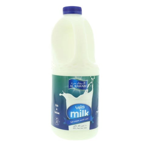 Al Rawabi Fresh Milk Full Fat 2 Liter