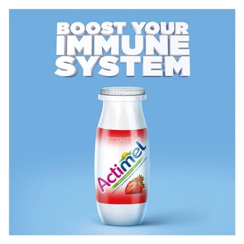 ACTIMEL STRAWBERRY 93 ML × 4