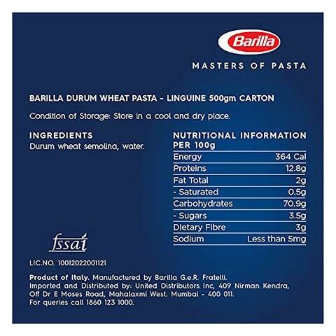 Barilla Linguini No.13 Pasta 500gm