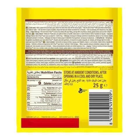 Old El Paso Beef Seasoning Mix 25gm