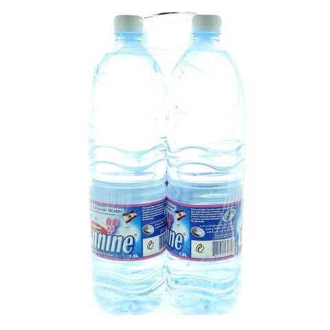 Sannine Natural Mineral Water 1.5 Liter x Pack of 6