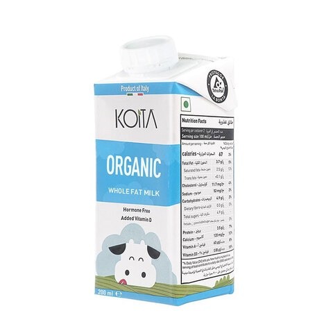 Koita Organic Cow Milk 200ml