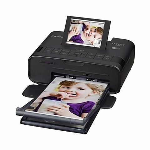 Canon Selfie Photo Printer, Black, CP1300, With Five Sheets
