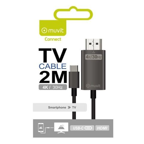 Moovit CM to HDMI (M2) Cable, Black