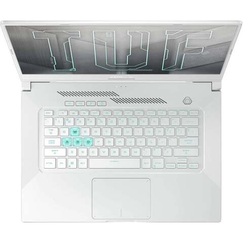 ASUS TUF Dash F15 Gaming Laptop - 15.6" FHD, 144Hz, Intel® Core i7-11370H, 16GB RAM, 512GB SSD, 4GB NVIDIA RTX 3050, FreeDOS (No Windows) - Moonlight White