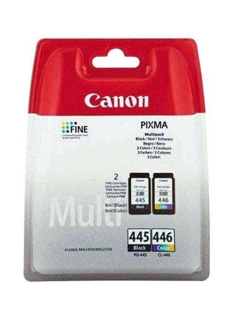 Canon PG-445/CL-446 BK/C/M/Y Toner Cartridges Pack of 2