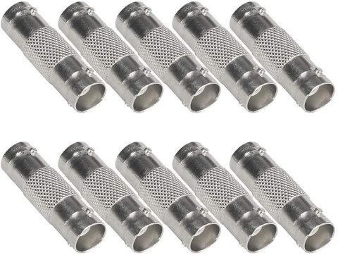 Tomvision 10pcs Female BNC to BNC Connector Adapter for Security Camera Systems