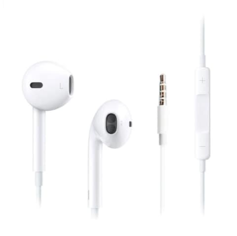 Generic In-Ear Headphones For Apple Smartphones, 3.5mm White