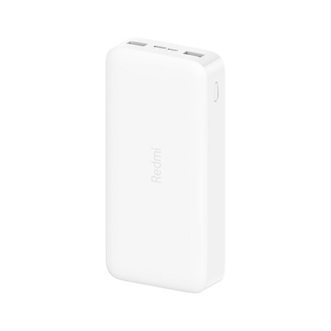 السلطة شاومى Redmi البنك 20000MAH تهمة السريع المزدوج USB المدخلات والمخرجات الصينية الأبيض