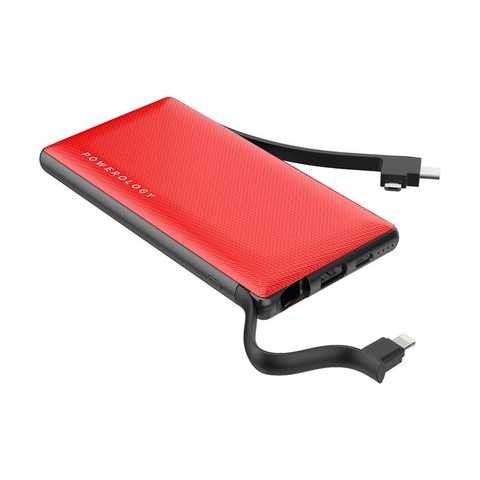 Powerology 6-in-1 Power Station 10000mAh / Powerology - Red