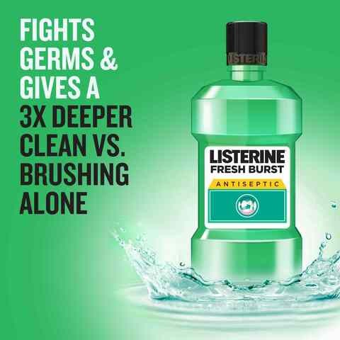 Listerine Fresh Burst Mouthwash 250 ml