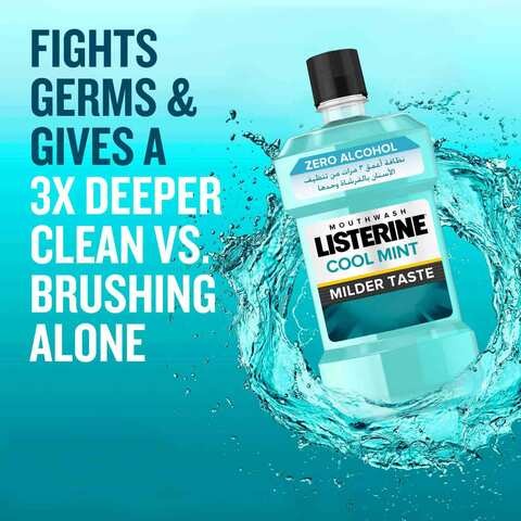 Listerine Alcohol Mouthwash Light Mint 500ml