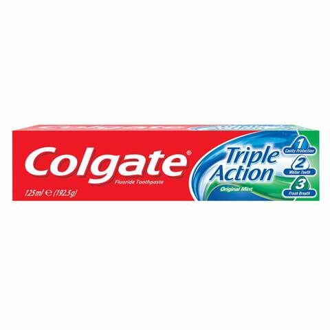 Colgate Triple Action Toothpaste Mint 125 ml