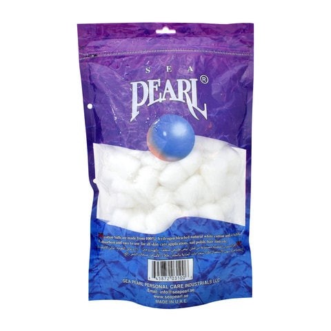 Pack of 100 sea pearl cotton balls