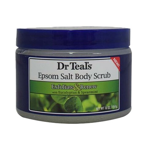 Dr. Tails Epsom Salt Body Scrub - Eucalyptus & Mint 454 gm