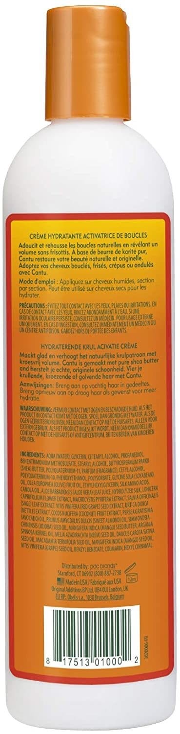 Cantu Natural Hair Moisturizing Cream with Shea Butter, 12 oz