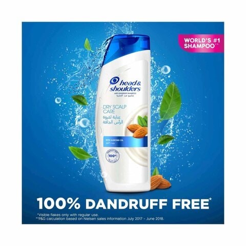 Head & Shoulders Dry Scalp Care Anti-Dandruff Shampoo with Almond Oil 400ml