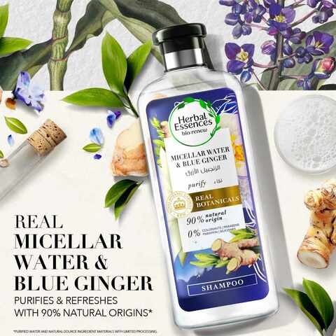 Herbal Essences Micellar Water & Blue Ginger Shampoo 400 ml