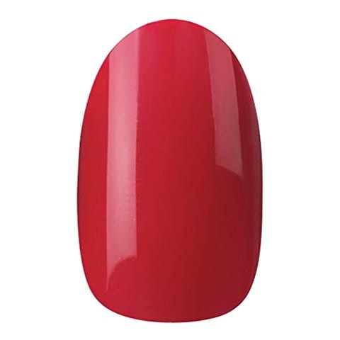 Elegant Touch Oval False Nails - Nancy Red, 24 Pieces