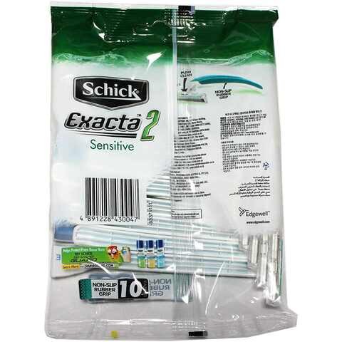 SCHICK RAZ SENSTIVE GREEN 10S