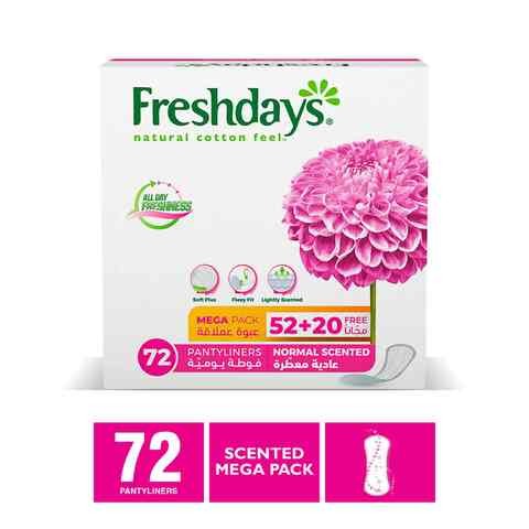 FRESHDAYS عادي برائحة 6X (52 + 20)