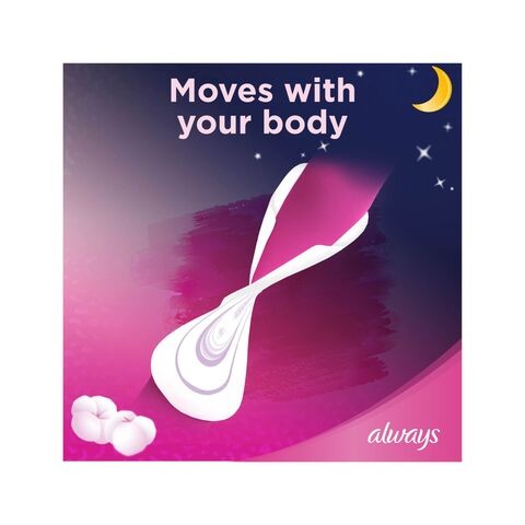 Always Cotton Night Ultra Soft Pads 7 Pieces