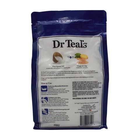 Dr. Tails Epsom Bath Salt - Ginger & Clay 1.36 kg