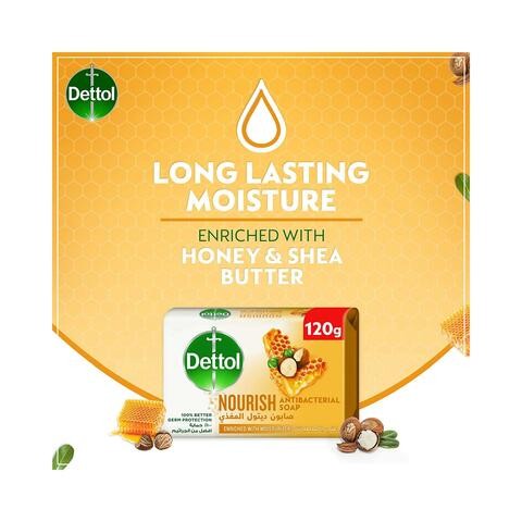 Dettol Nourishing Anti-Bacterial Soap Bar 120gm