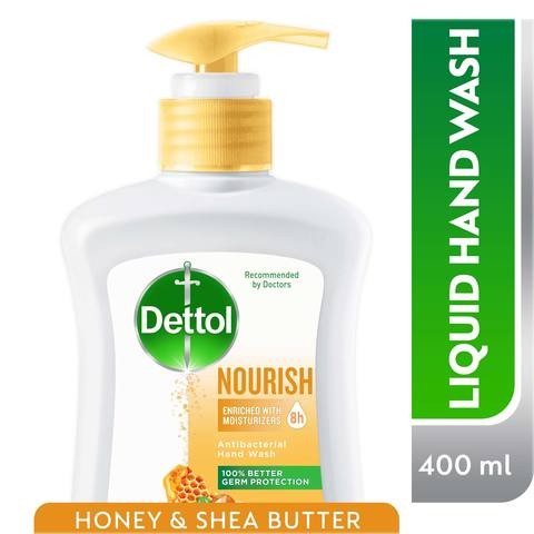 Dettol Nourishing Liquid Hand Wash With Honey & Shea Butter 200ml