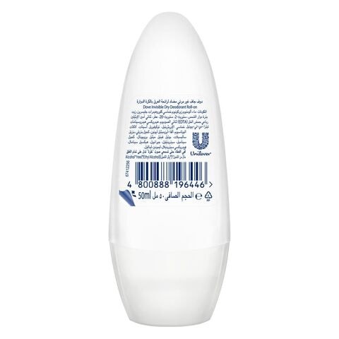 Dove invisible antiperspirant roll-on 50ml