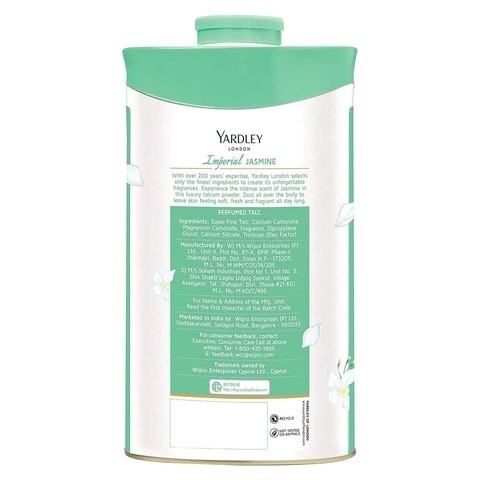 Yardley Jasmine Scented Talcum Powder 250gm