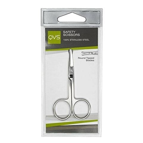 QVS Round Edge Scissors - Silver