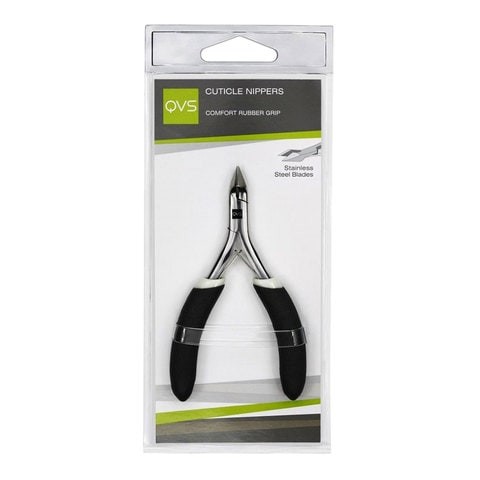 QVS Rubber Grip Pliers - Silver and Black